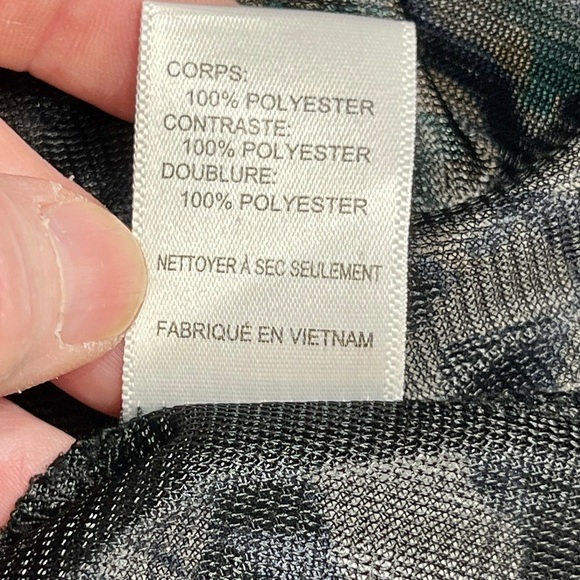 ASTR Printed Swing Strappy Mesh Detail Mini Dress Women's Size medium - Picture 3 of 15